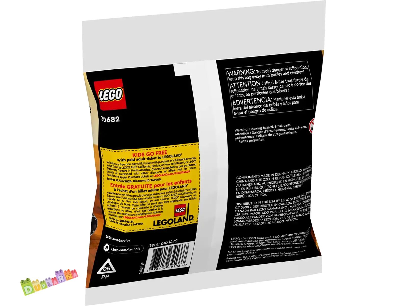 Lego Technic 30682 - vesmírné vozítko Mars Rover