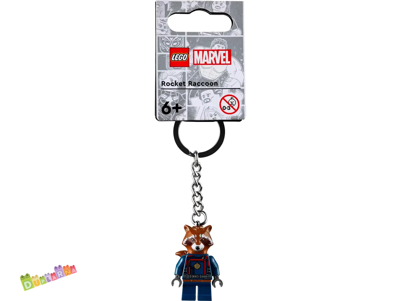 Lego Marvel 854296 klíčenka - Přívěsek na klíče - Rocket Raccoon