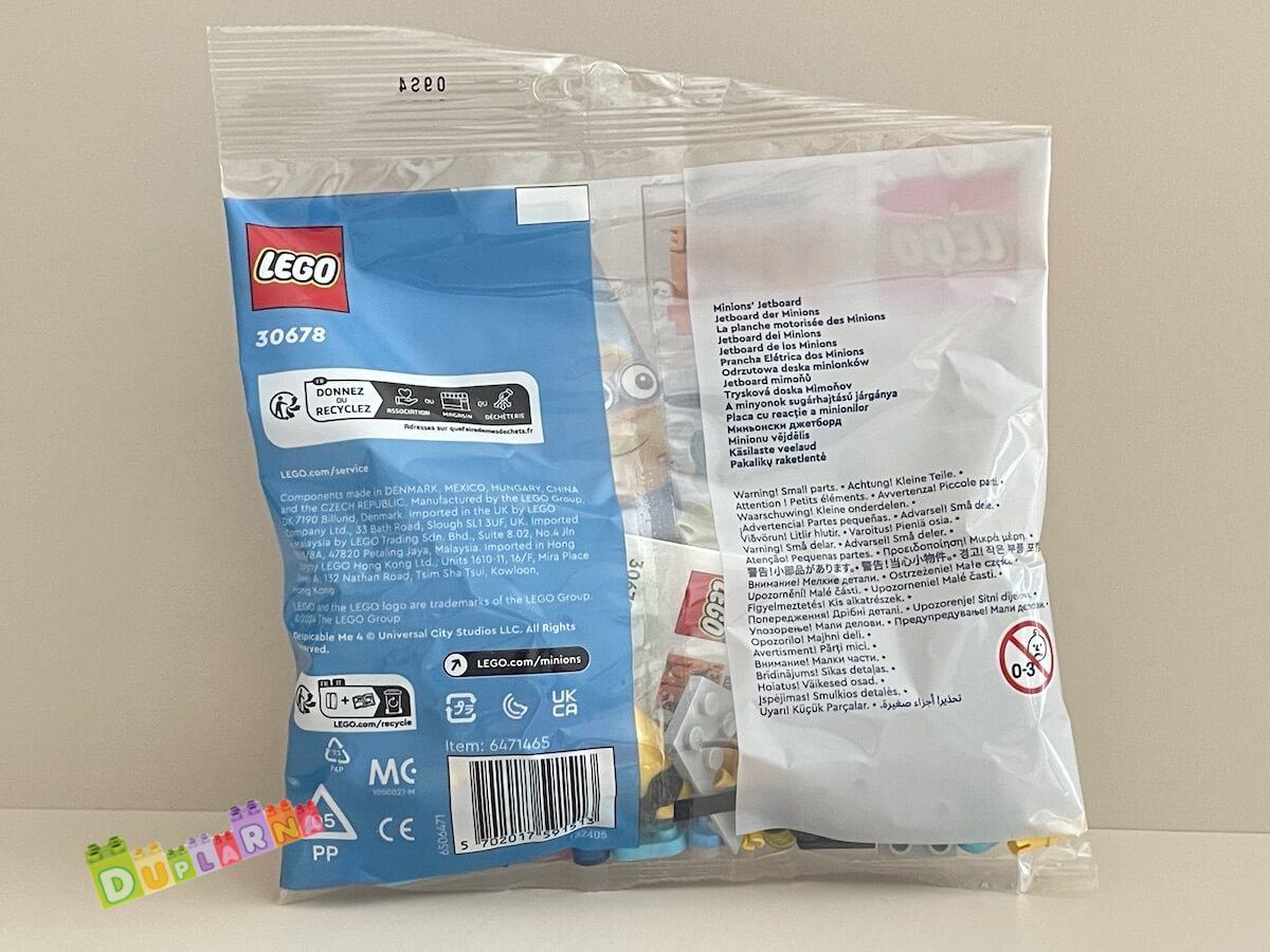 Lego Minions 30678 - Mimoň Bob / Jetboard mimoňů