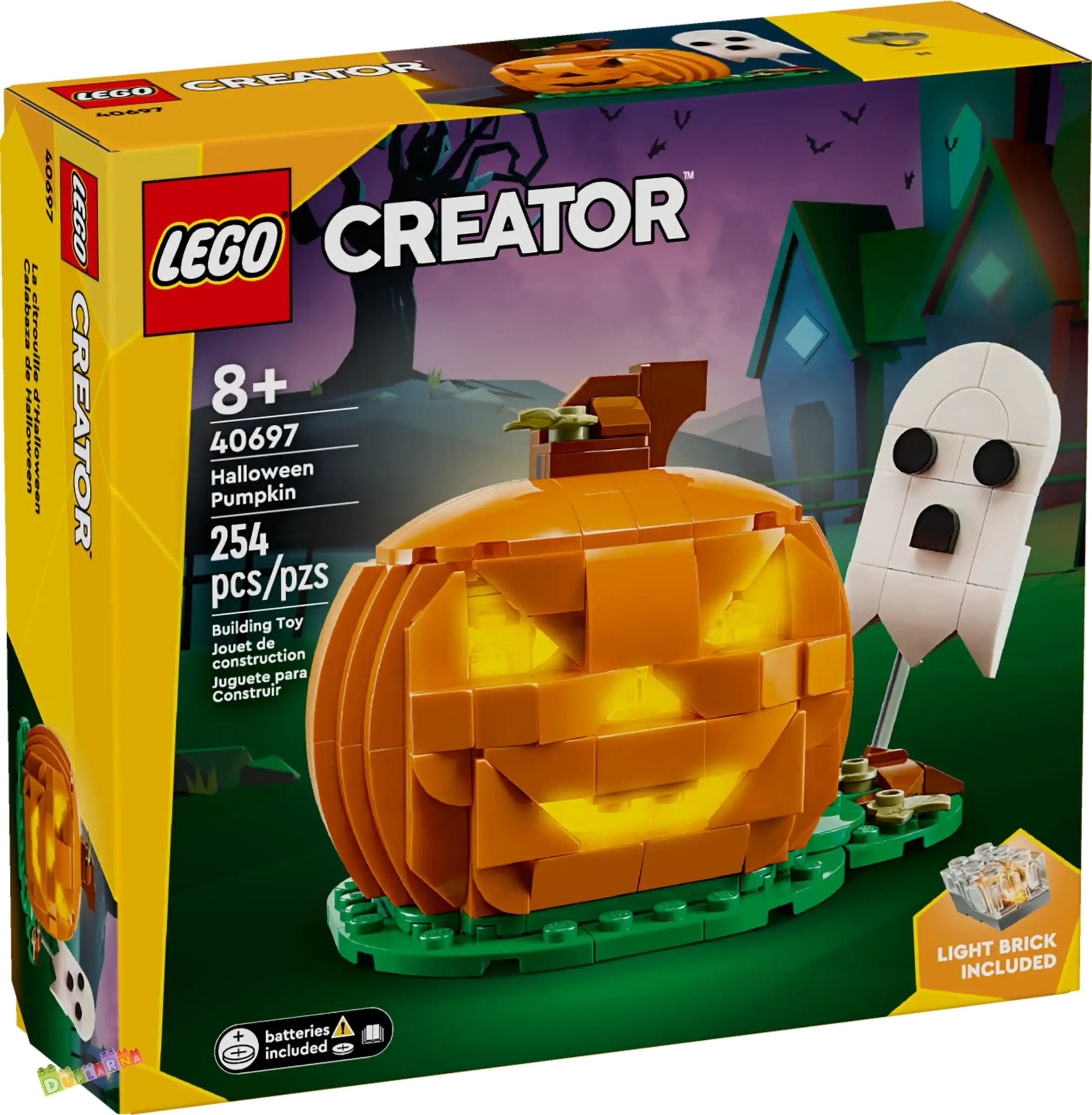 Lego VIP 40697 - Halloweenská dýně