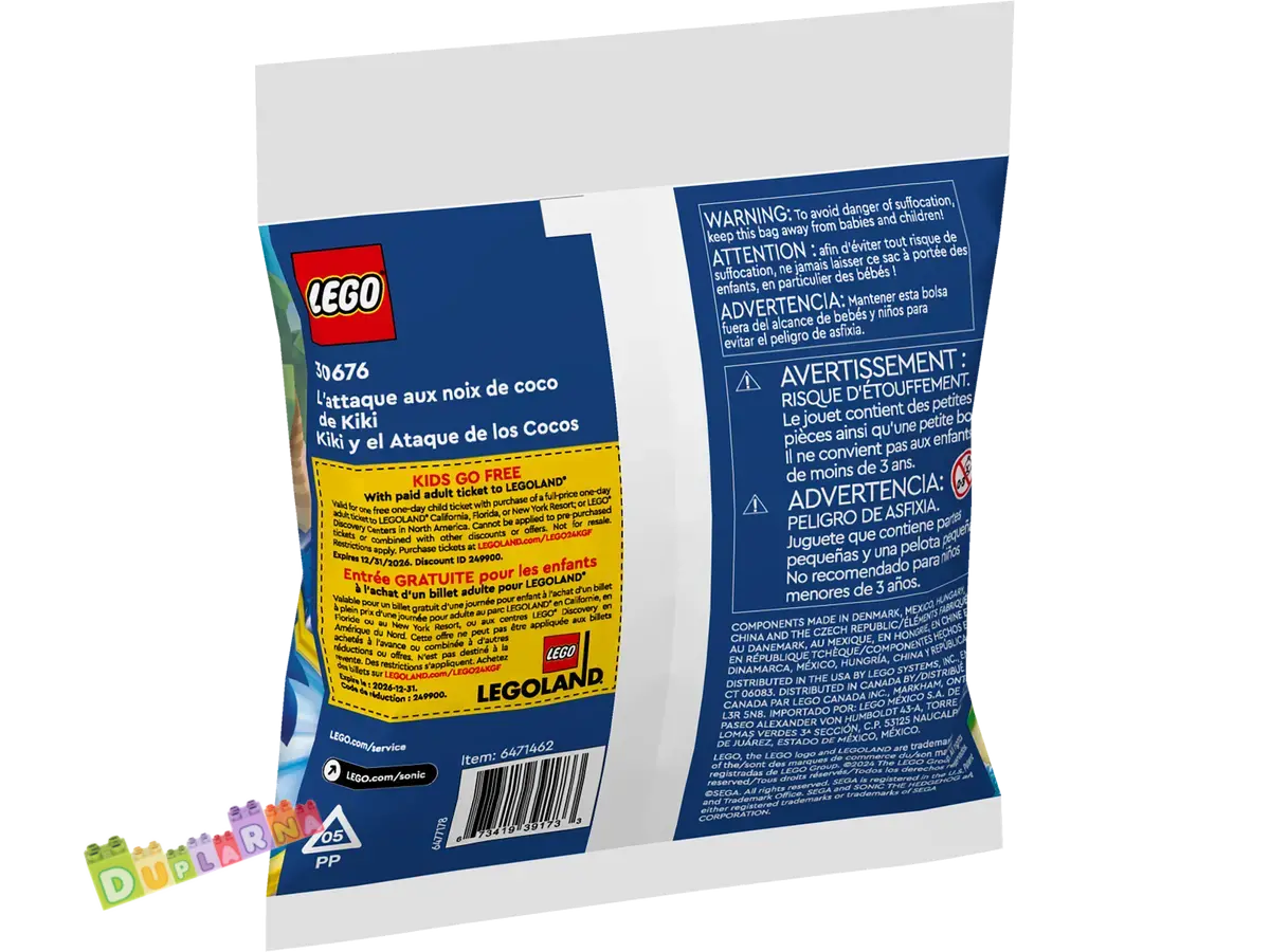 Lego Sonic 30676 - Kiki a kokosový útok