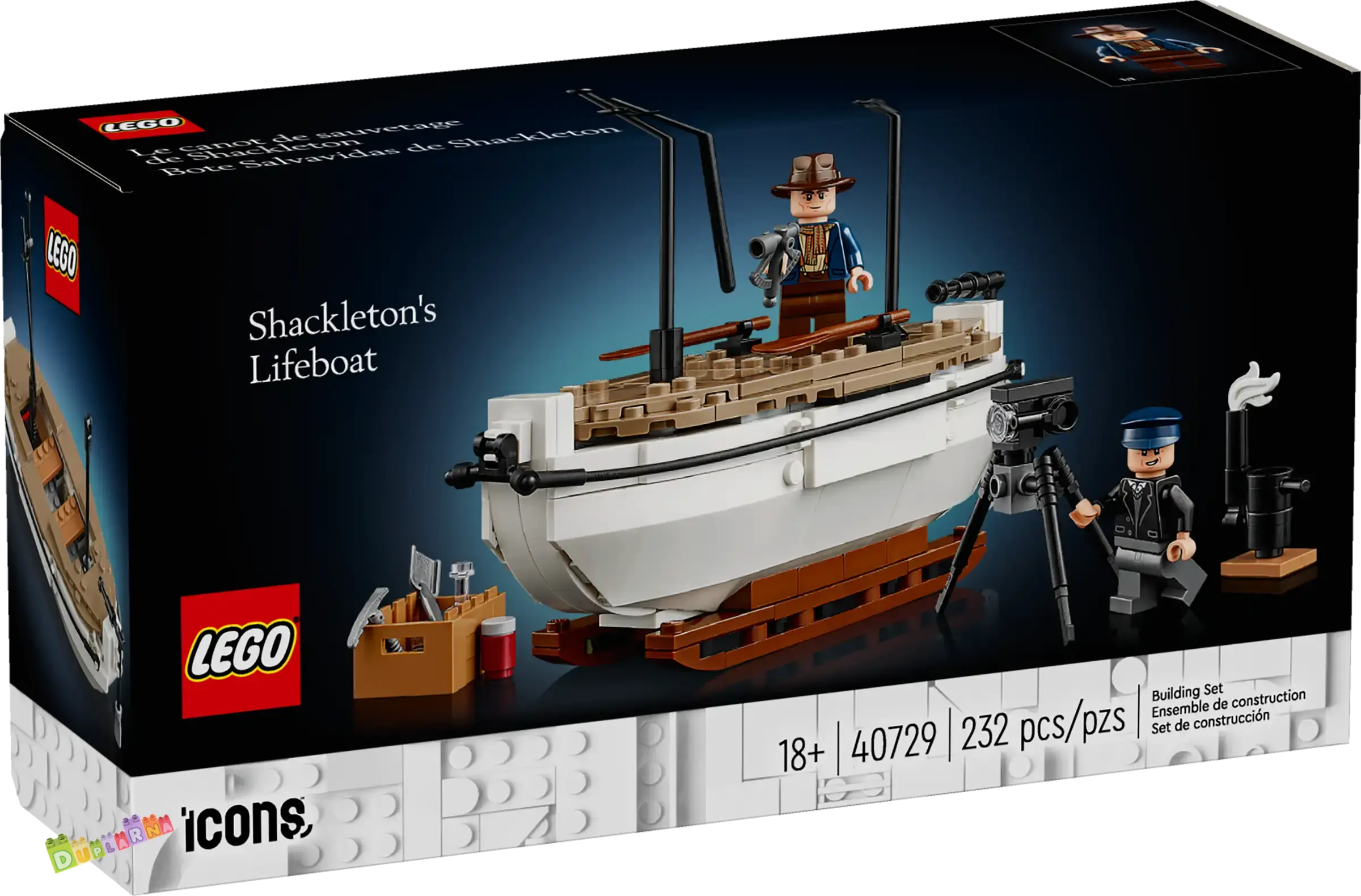 Lego VIP 40729 - Shackletonův záchranný člun