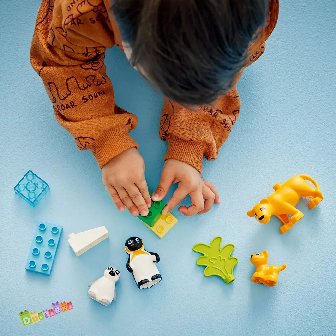 Lego Duplo 10442 - Zoo - Rodinky divokých zvířat: Tučňáci a lvi