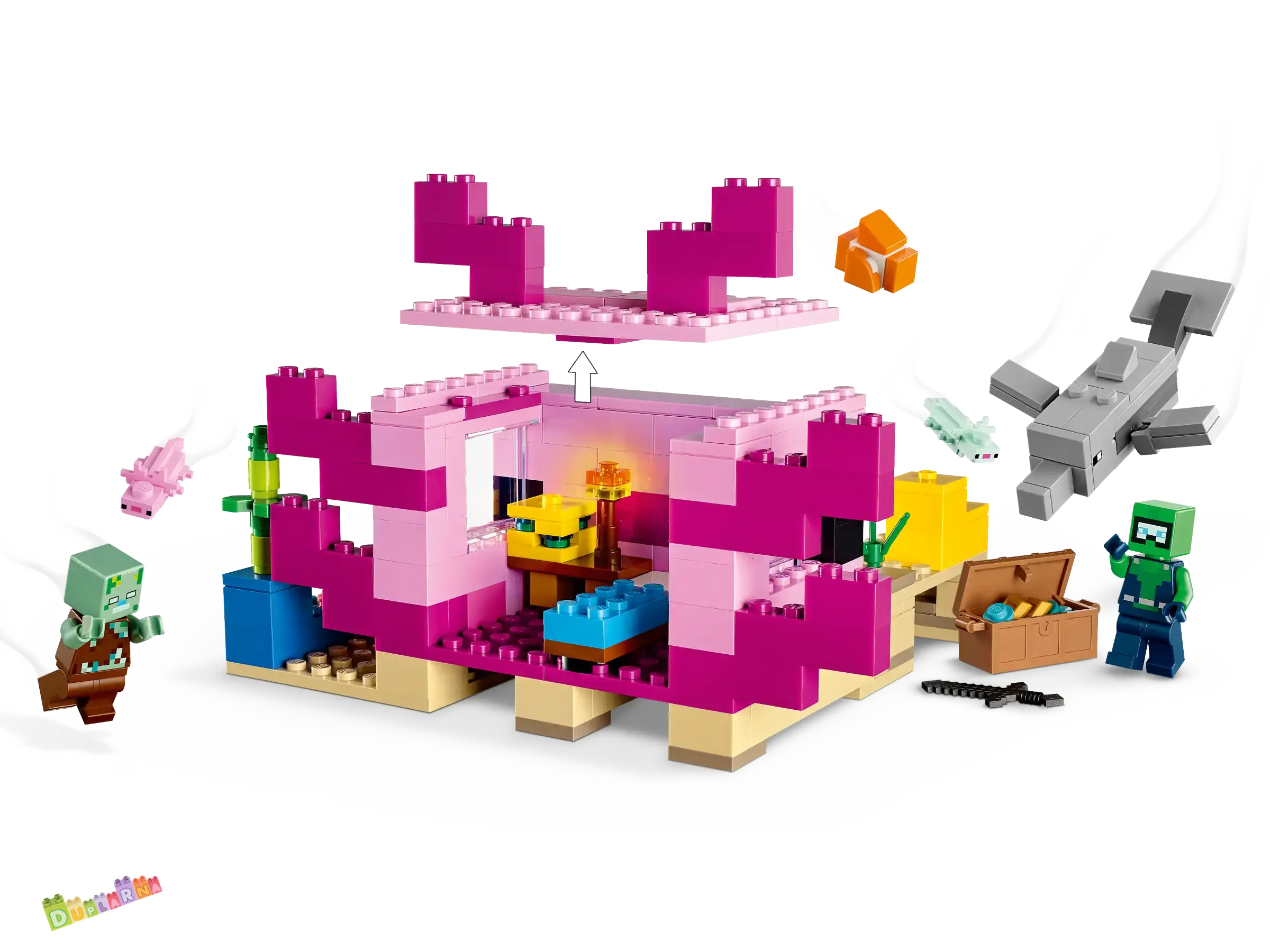Lego Minecraft 21247 - Domeček axolotlů