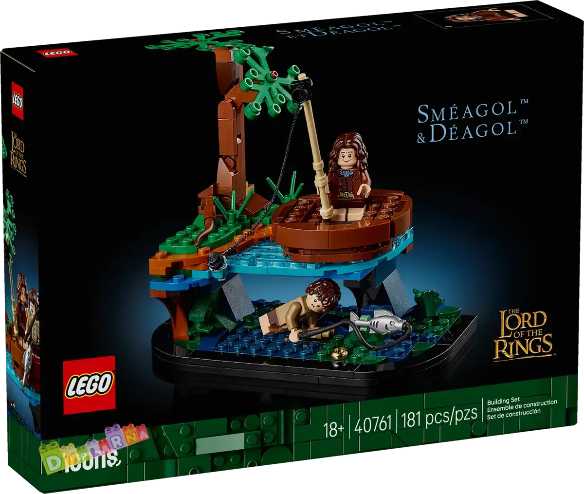 Lego VIP 40761 - Pán prstenů: Sméagol™ a Déagol™