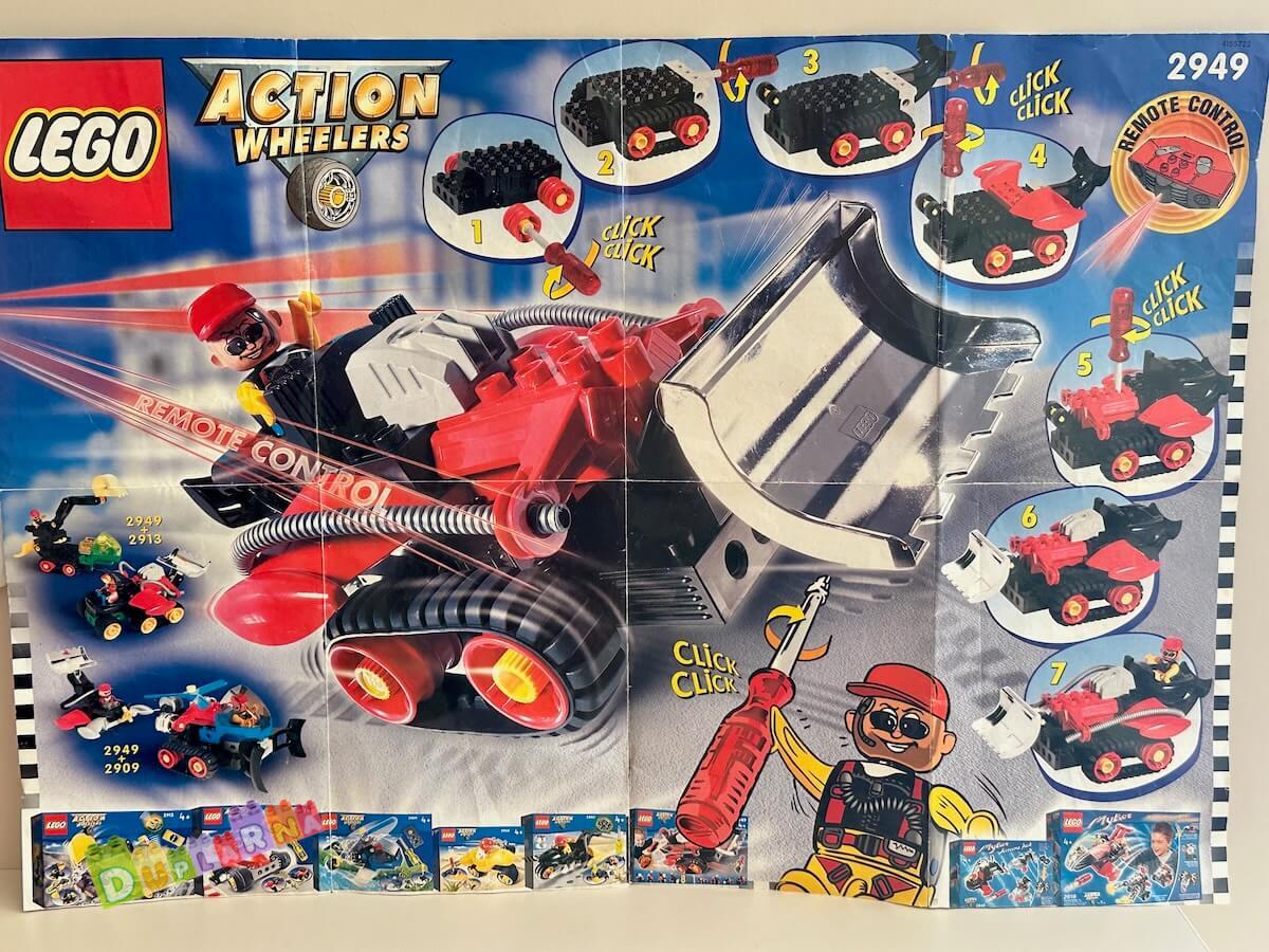Lego Duplo 2949 - Action Wheelers / Buldozer - TOOLO na dálkové ovládání