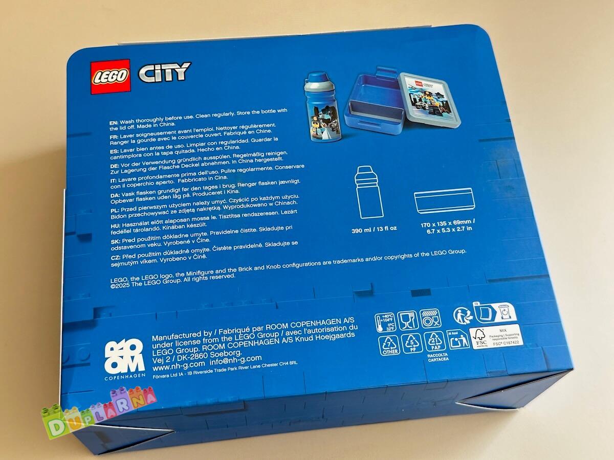 Lego City BOX svačinový + láhev