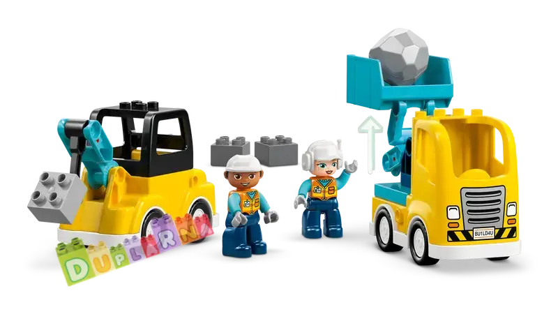 Lego Duplo 10475 - Vozidla na stavbě 3 v 1