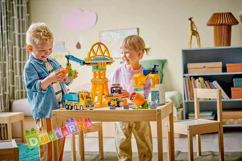 Lego Duplo 10476 - Staveniště a vozidla 3 v 1 / Stavba