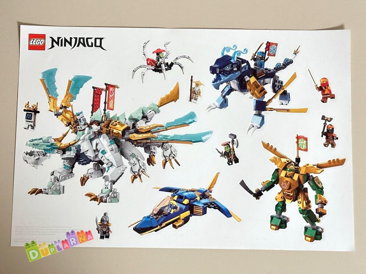 Lego VIP 5007155 - Plechová cedule / NINJAGO + samolepky a nášivky