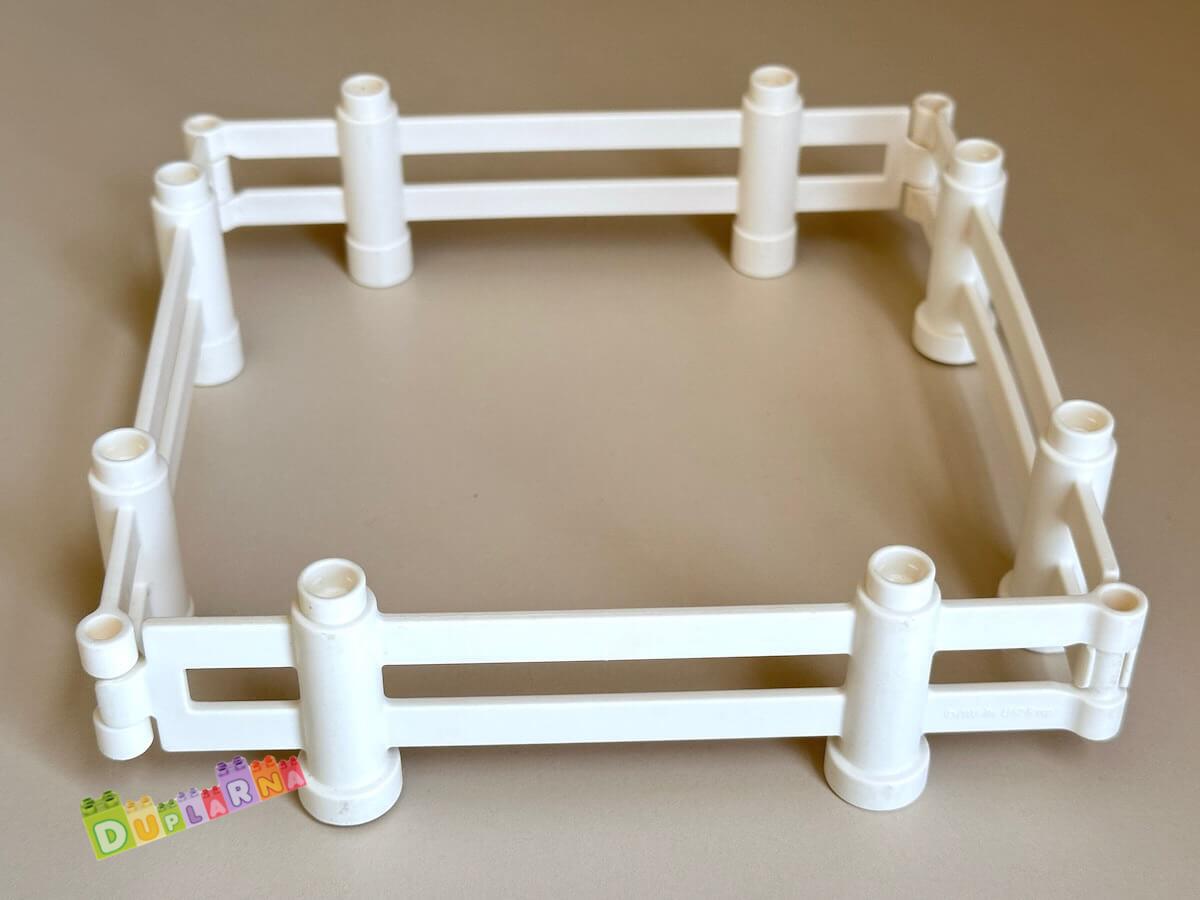 Lego Duplo Ohrádka / Plot / Ohrada bílá