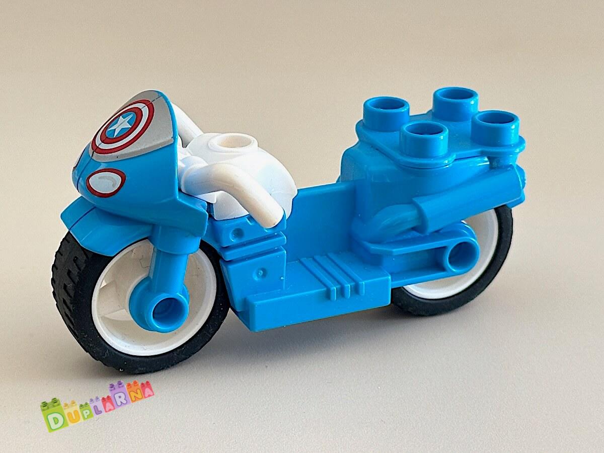 Lego Duplo - Motorka modrá - Captain America