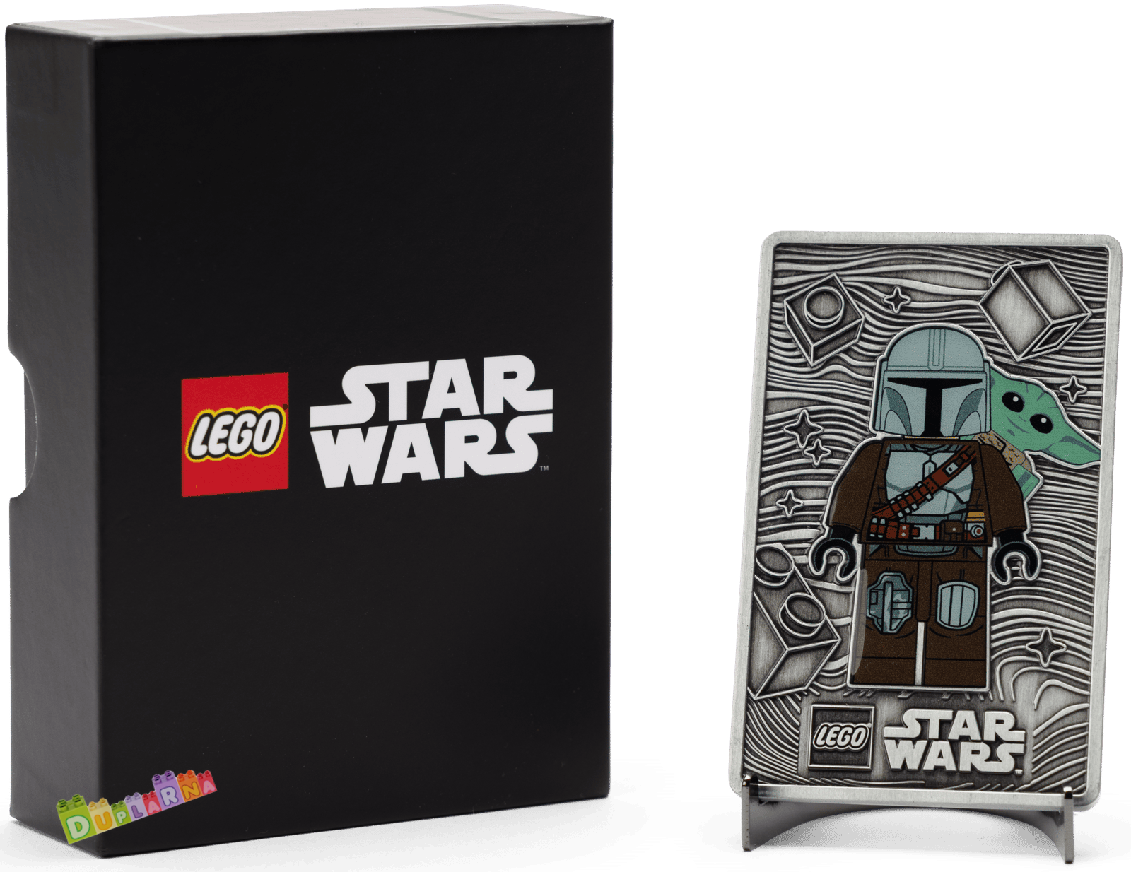 Lego GWP - Star Wars - Kovová karta Mandalorian™ a Grogu™