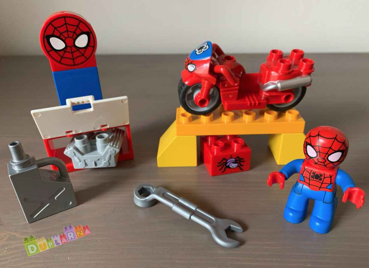 Lego Duplo 10607 - Spidermanova dílna pro pavučinové kolo