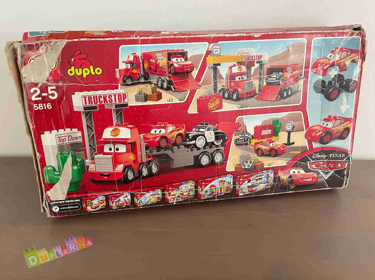 Lego Duplo 5816 - Cars - Mack na cestě / McQueen