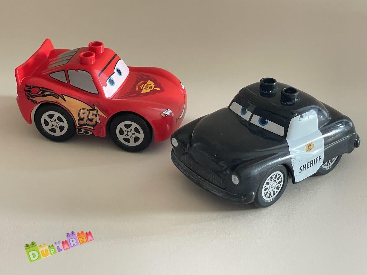 Lego Duplo - Cars - Šerif (Sheriff) + Blesk McQueen (Piston Cup)