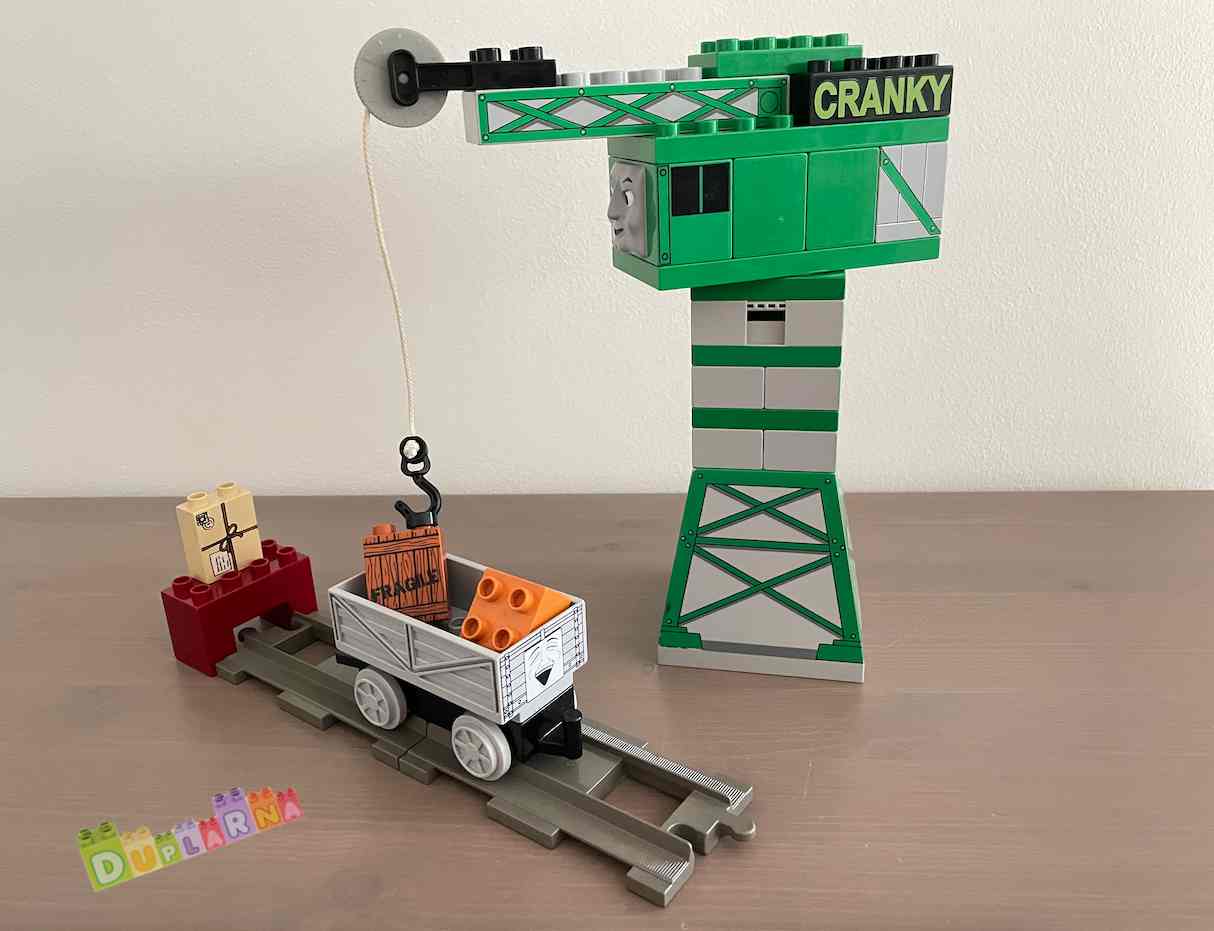 Lego Duplo 3301 - Mašinka Tomáš - Jeřáb CRANKY