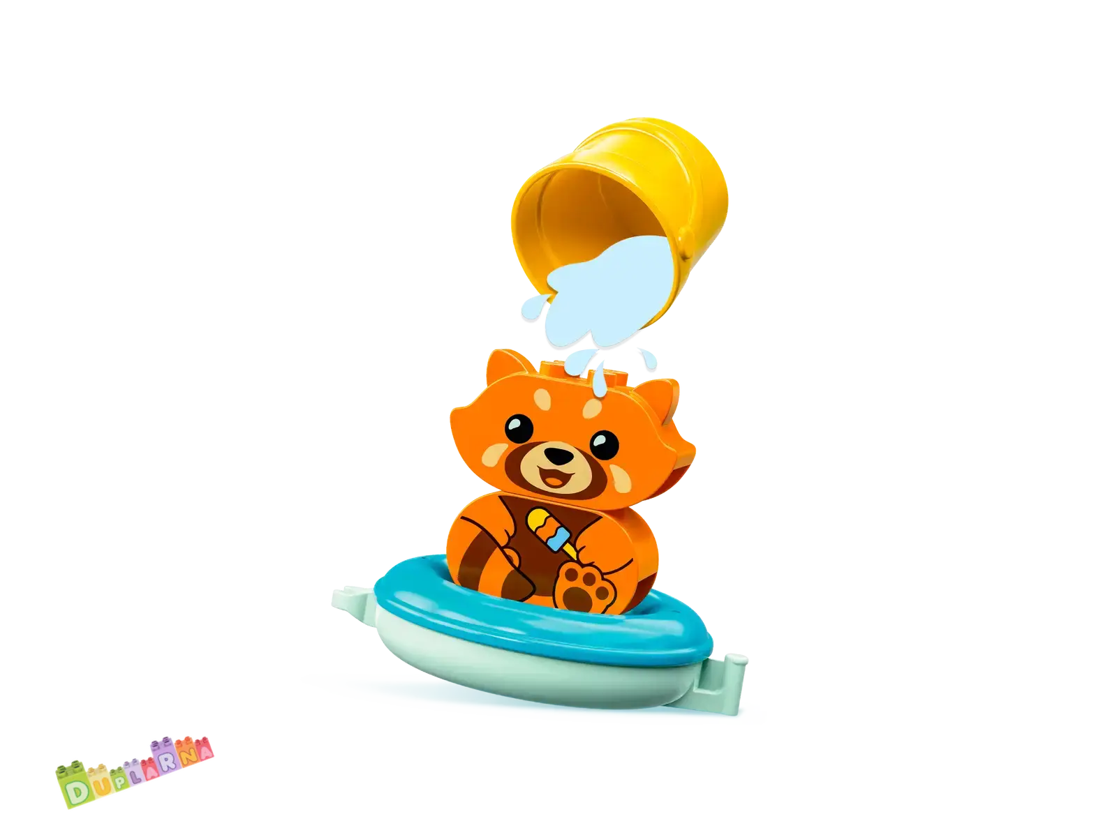 Lego Duplo 10964 - Legrace ve vaně: Plovoucí panda červená