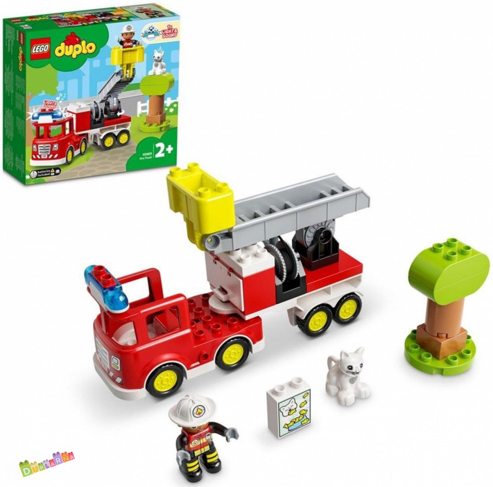 Lego Duplo 10969 - Hasiči - Hasičské auto