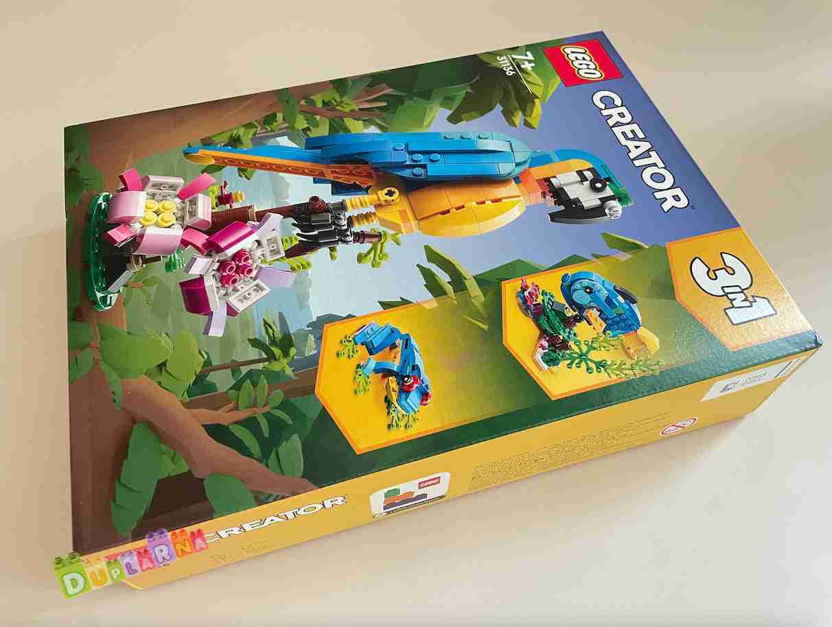 Lego Creator 31136 - Exotický papoušek 3v1