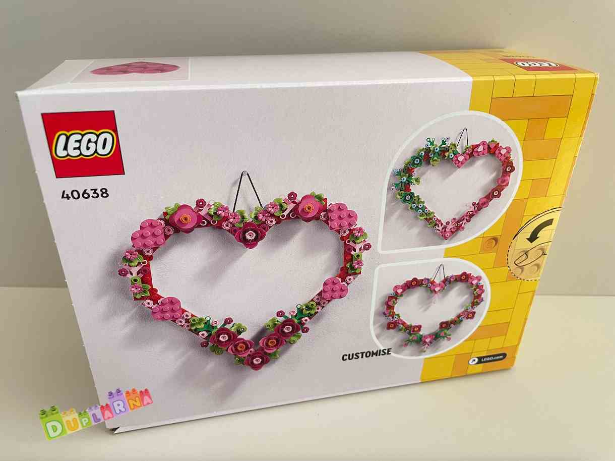 Lego 40638 - Ozdoba ve tvaru srdce / Kytka / Ozdoba