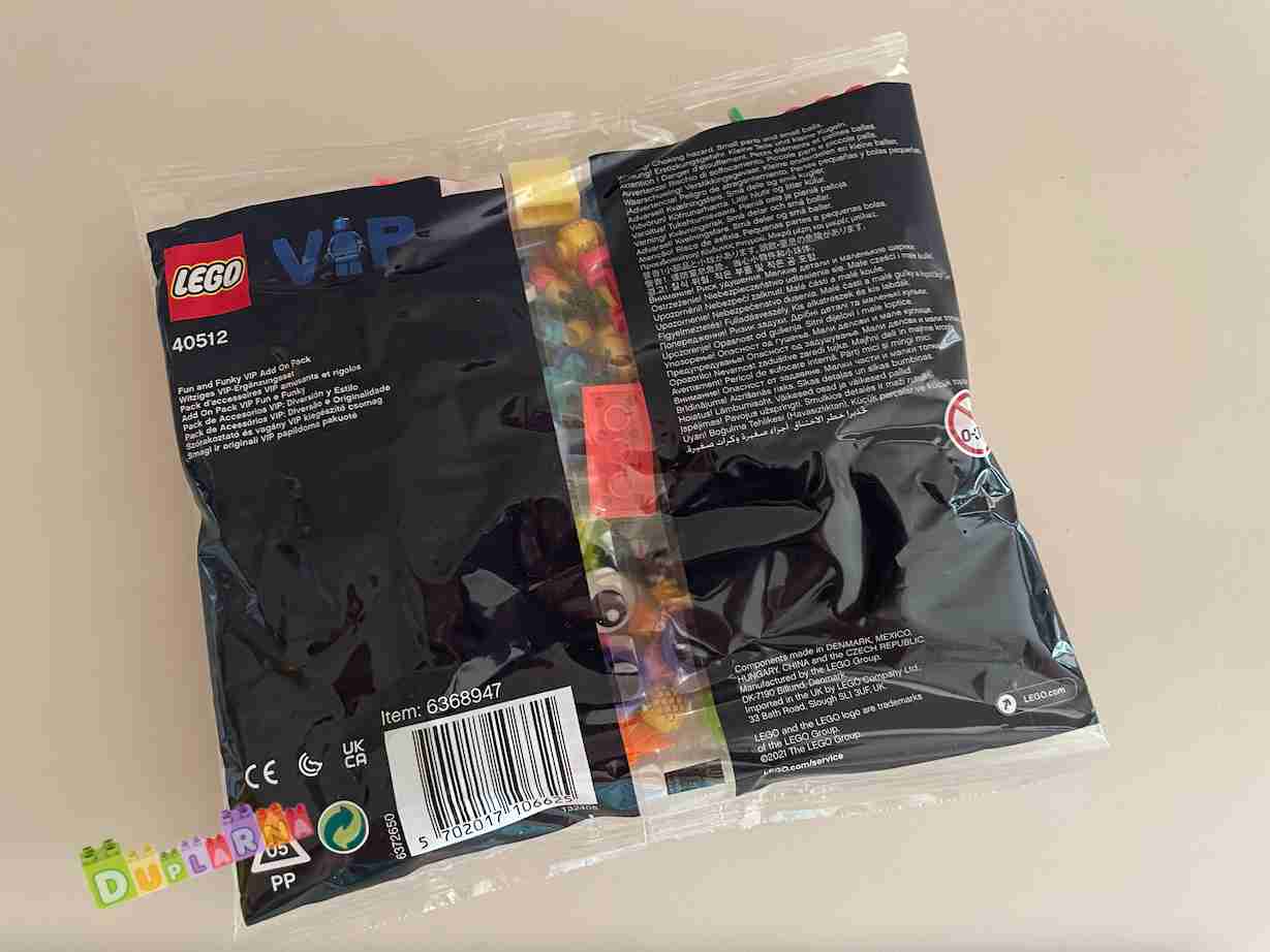 Lego 40512 - VIP doplňky - Legrace a styl