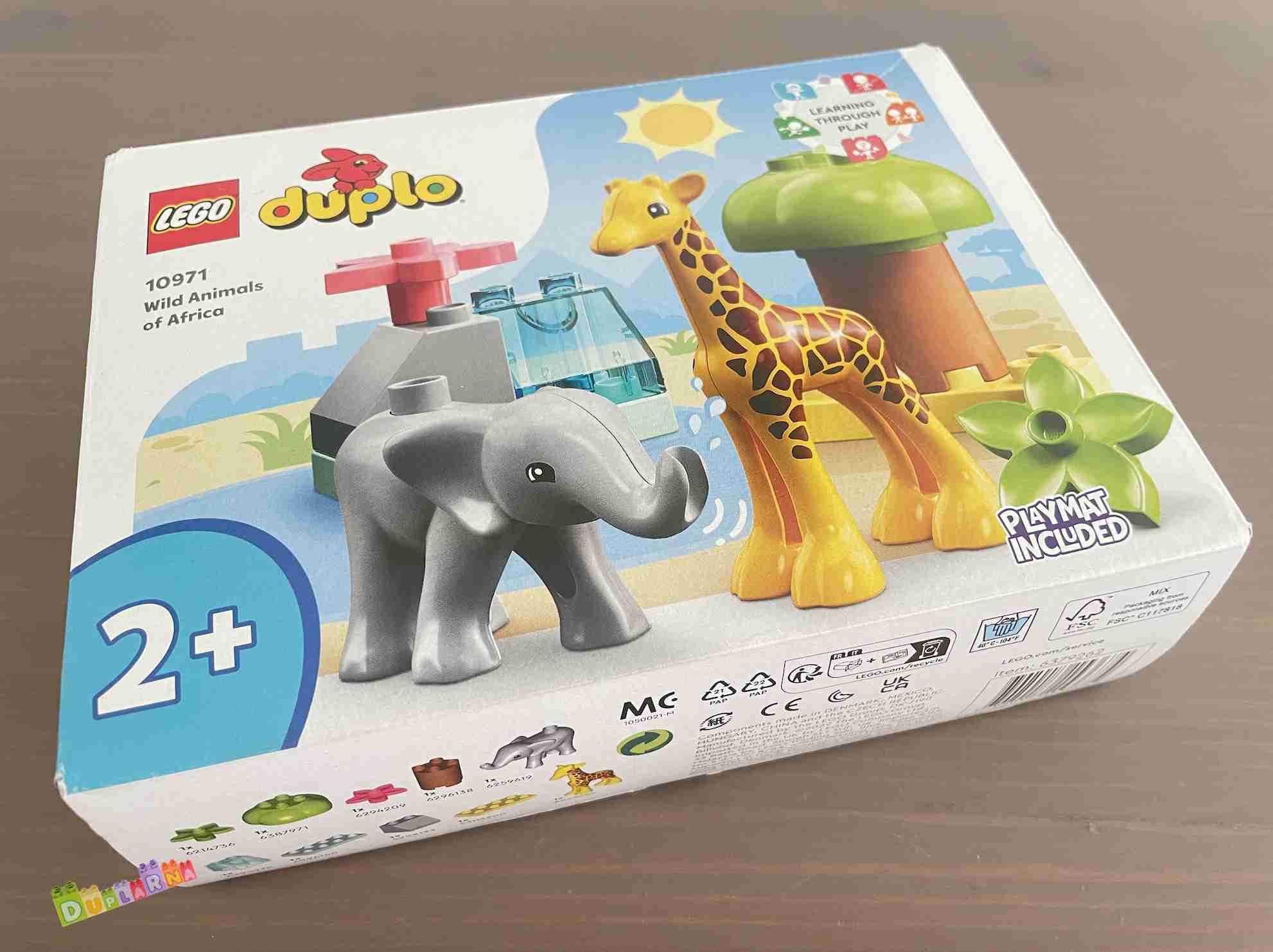Lego Duplo 10971 - Zoo - Divoká zvířata Afriky