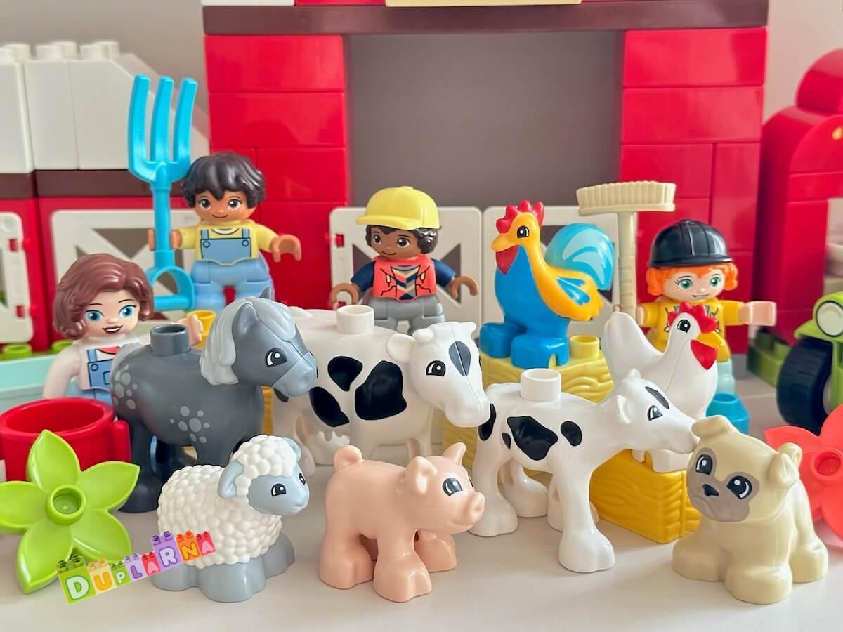 Lego Duplo 10952 - Stodola / Farma - traktor a zvířátka z farmy