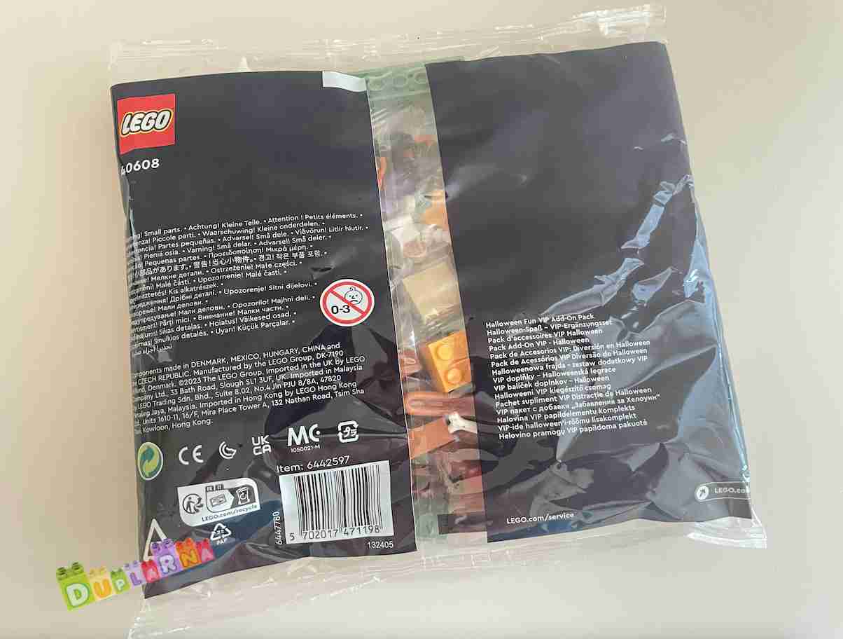 Lego 40608 - VIP doplňky - Halloweenská legrace