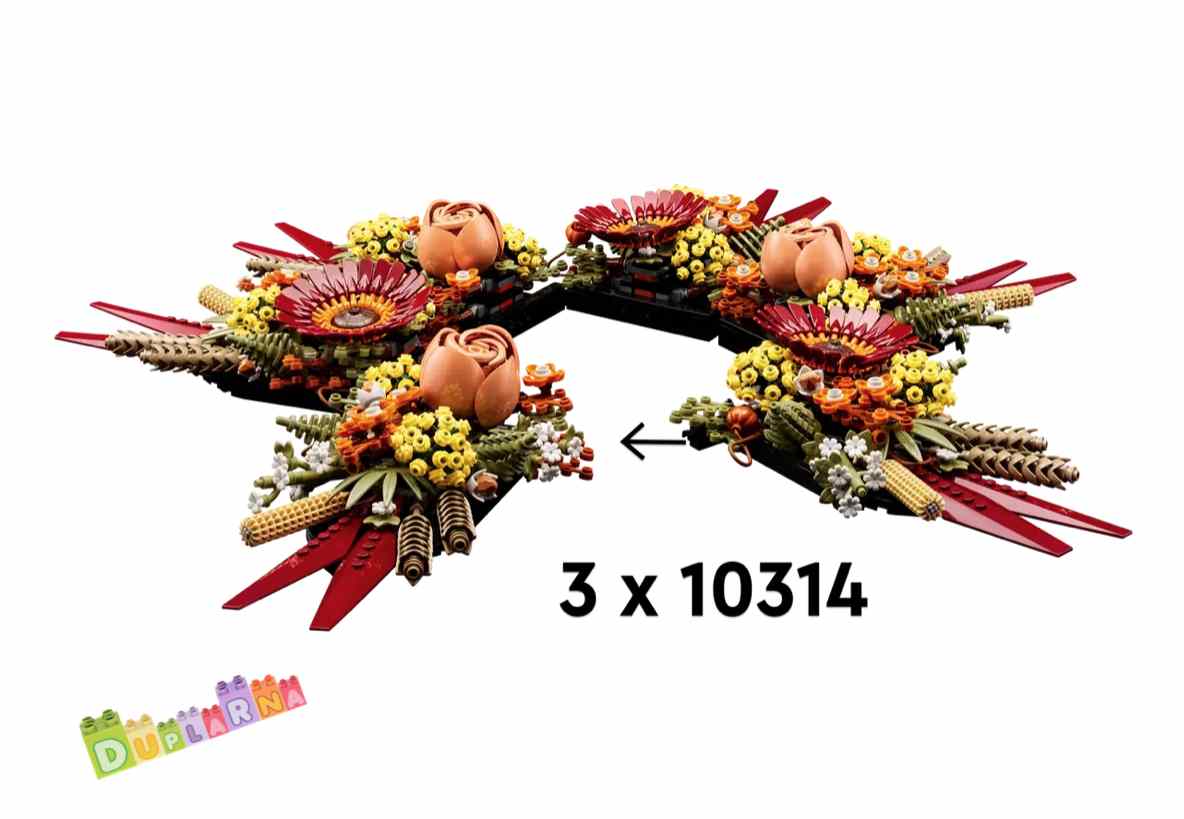Lego Icons 10314 - Dekorace ze sušených květů