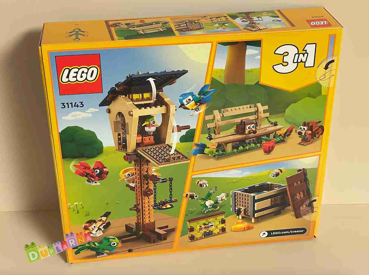 Lego Creator 31143 - Ptačí budka 3v1