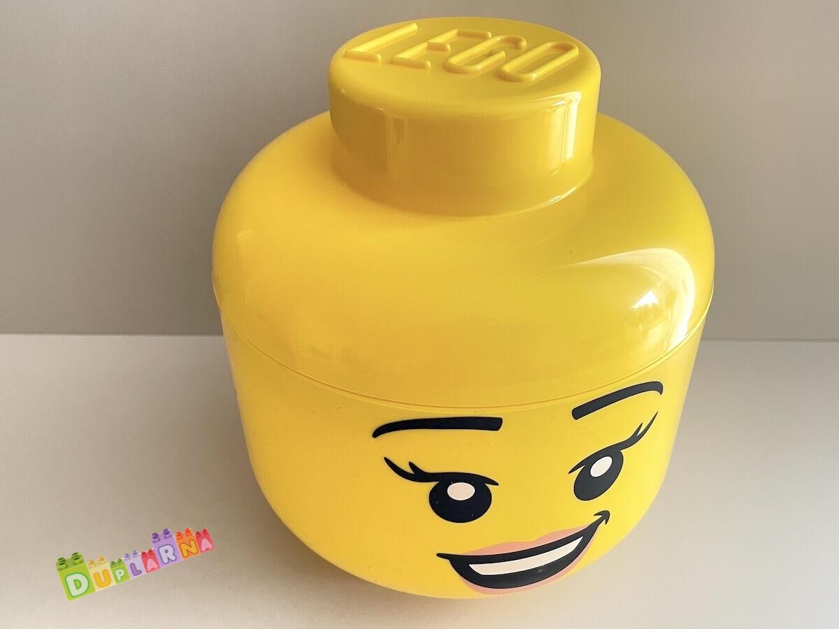 Lego BOX hlava žlutá