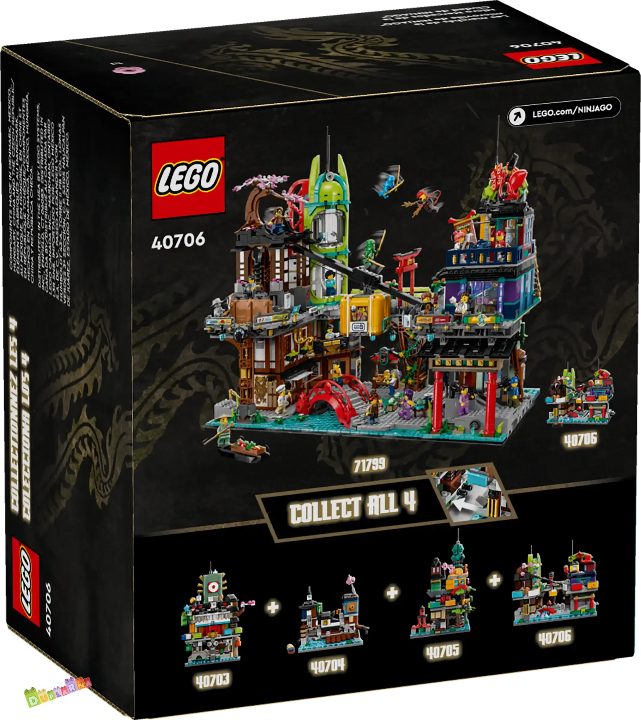 Lego VIP Ninjago 40706 - Miniaturní trhy v NINJAGO® City