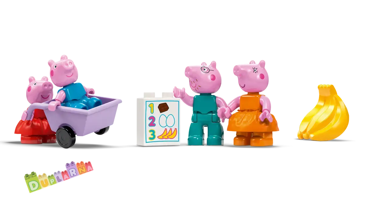 Lego Duplo 10434 - Prasátko Peppa a supermarket