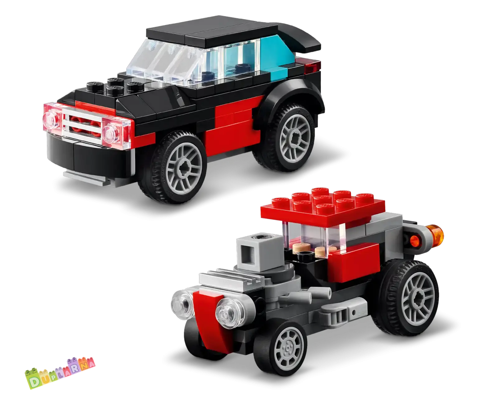 Lego Creator 31146 - Náklaďák s plochou korbou a helikoptéra