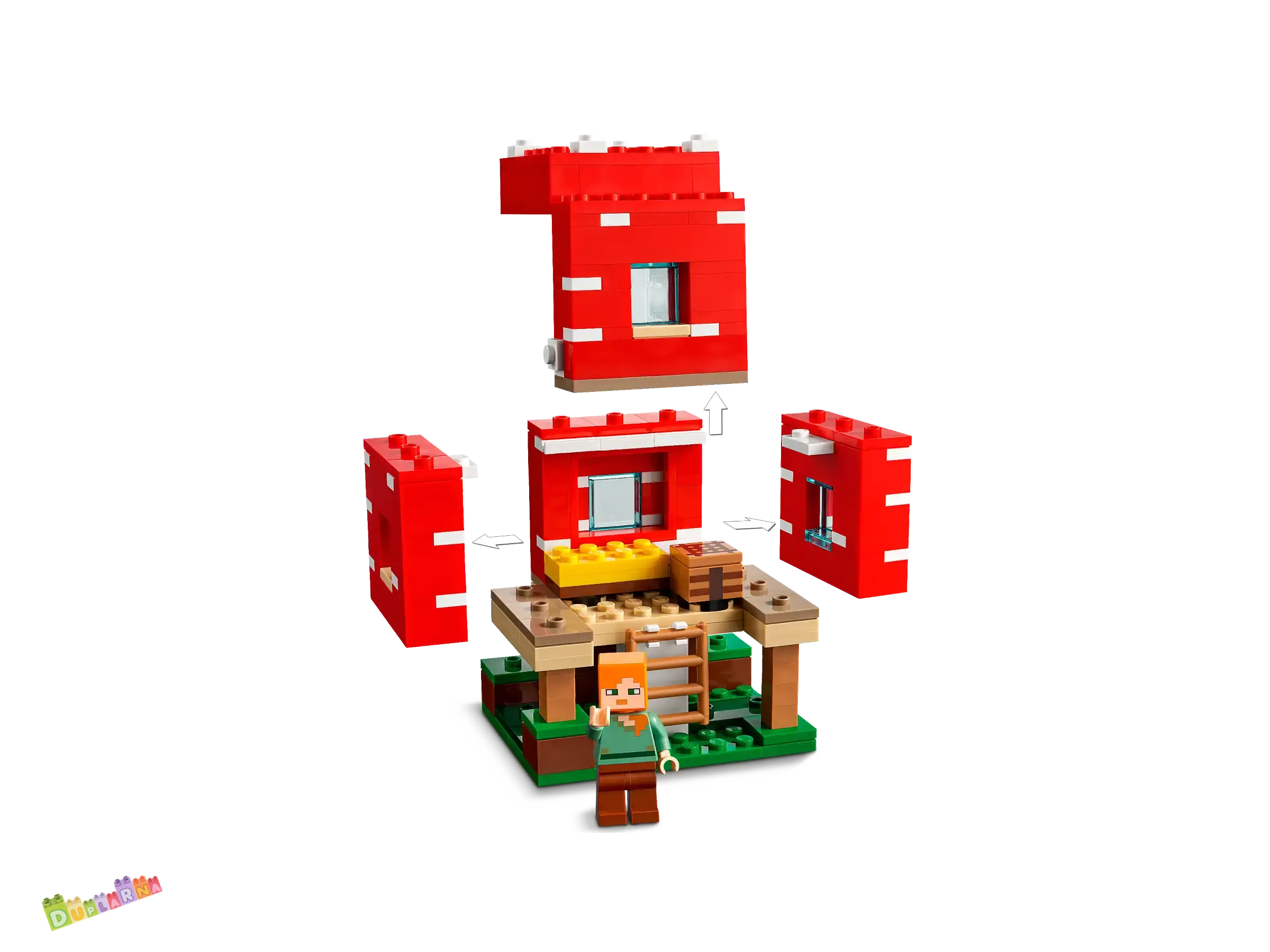 Lego Minecraft 21179 - Houbový domek