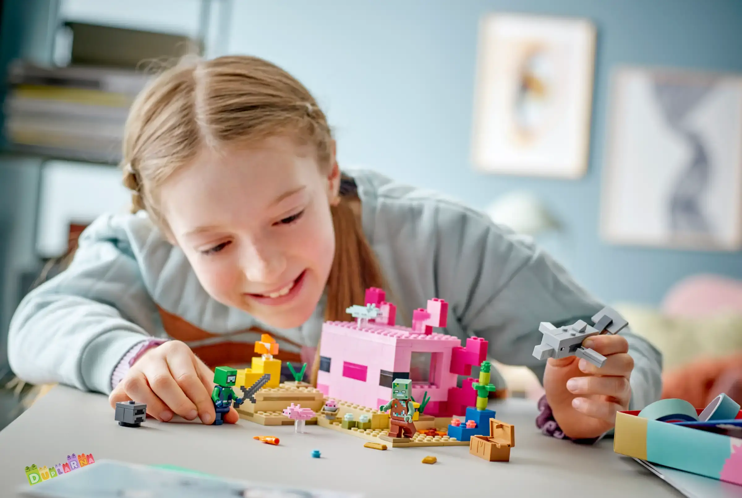Lego Minecraft 21247 - Domeček axolotlů