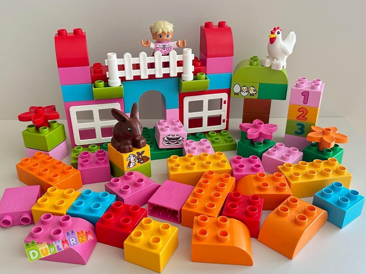 Lego Duplo 10571 - BOX - růžový set kostek