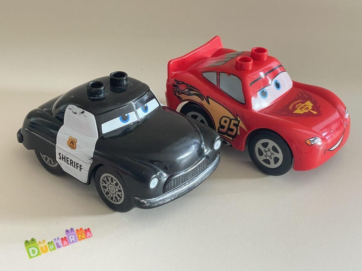 Lego Duplo - Cars - Šerif (Sheriff) + Blesk McQueen (Piston Cup)