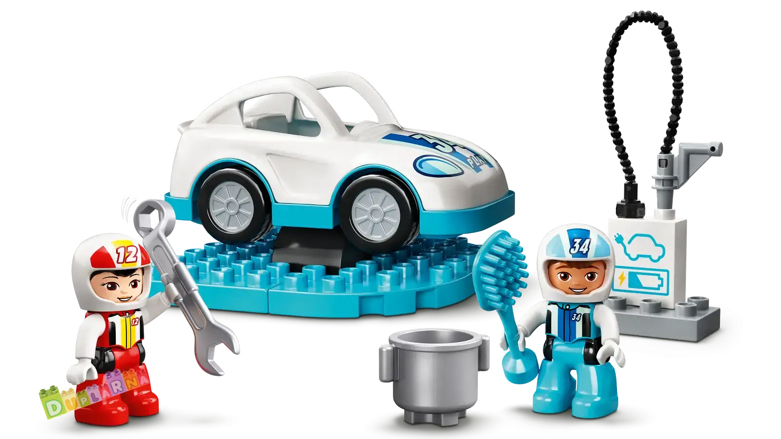 Lego Duplo Town 10947 - Závodní auta natahovací