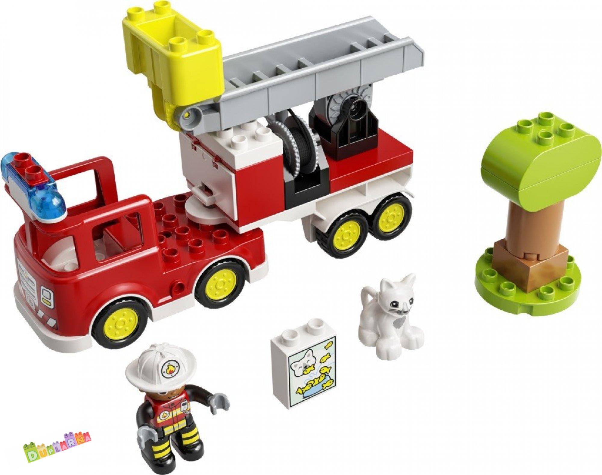 Lego Duplo 10969 - Hasiči - Hasičské auto