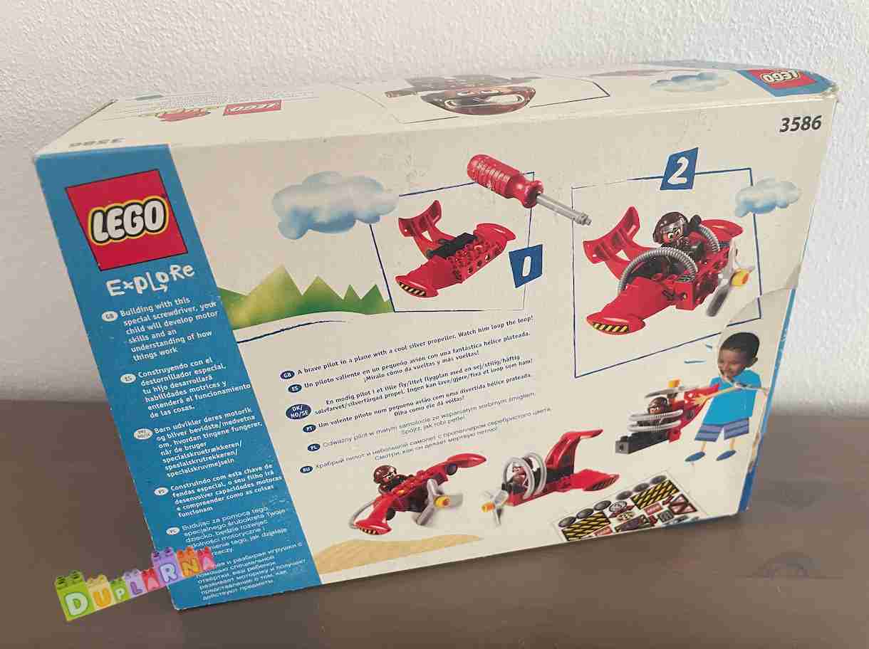 Lego Duplo 3586 - TOOLO šroubovací letadlo