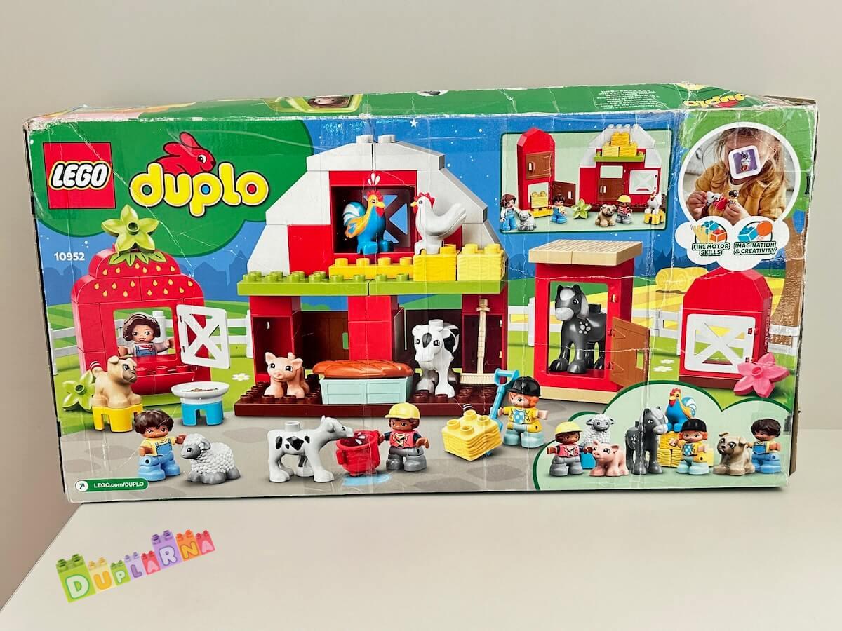 Lego Duplo 10952 - Stodola / Farma - traktor a zvířátka z farmy