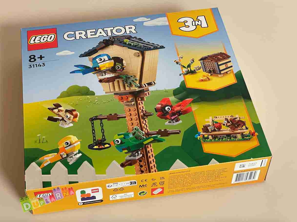 Lego Creator 31143 - Ptačí budka 3v1