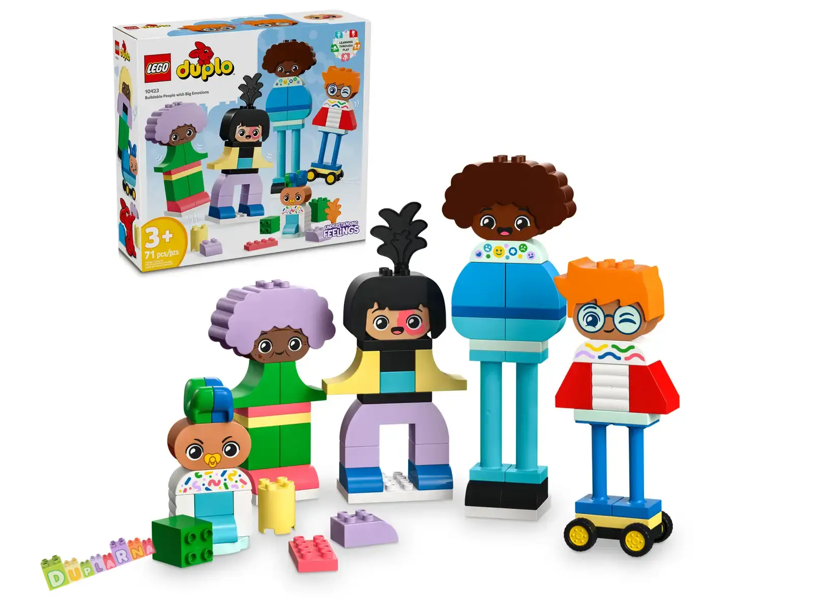 Lego Duplo 10423 - Sestavitelní lidé s velkými emocemi