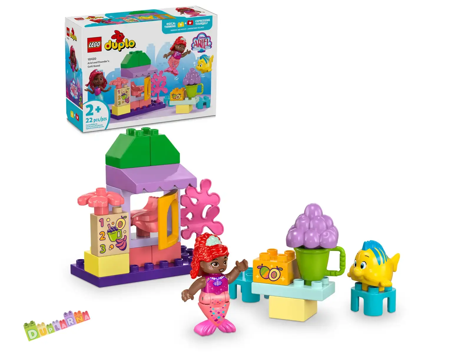 Lego Duplo 10420 - Ariel a Šupinka – stánek s kávou