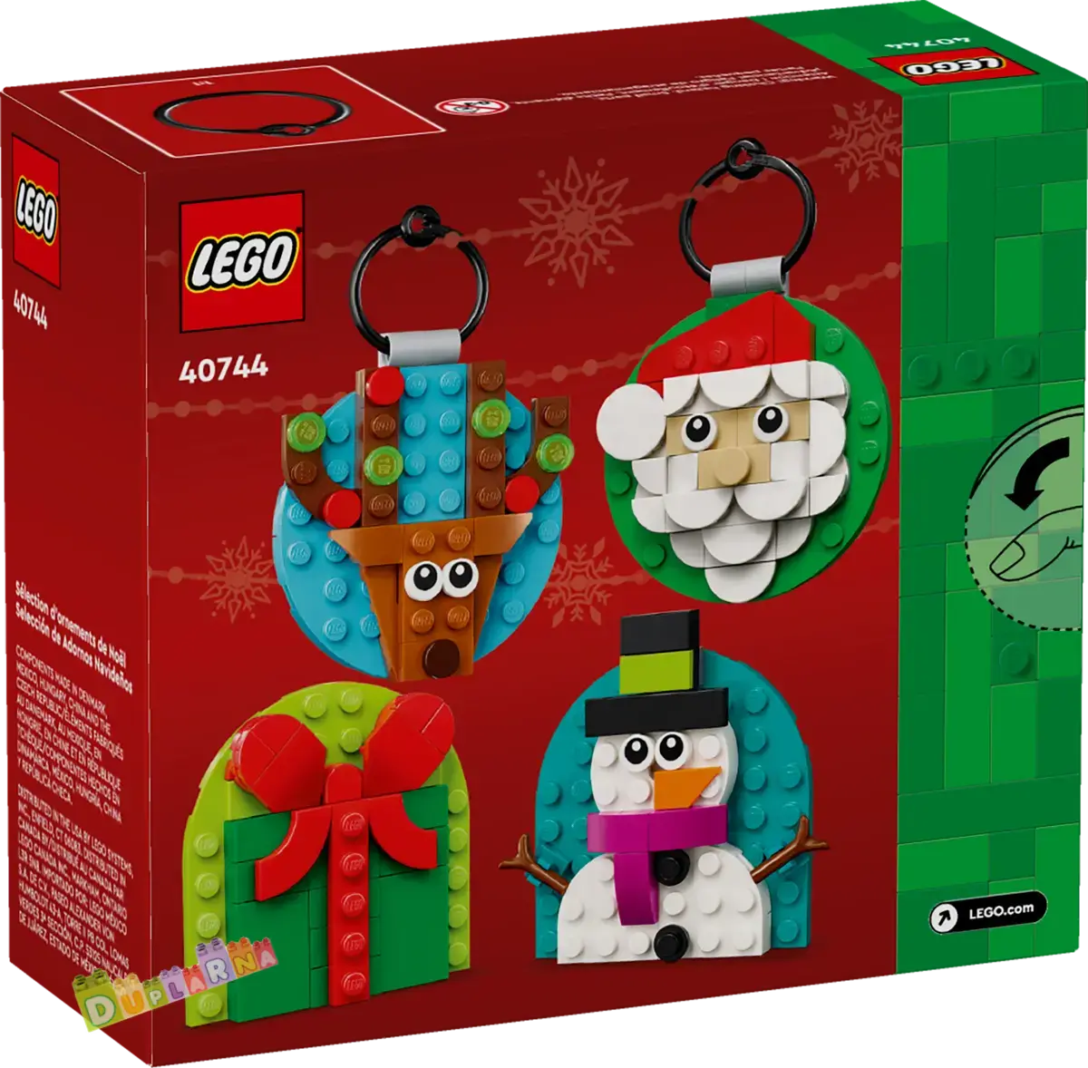 Lego 40744 - Sada vánočních ozdob / ozdoby na Vánoce