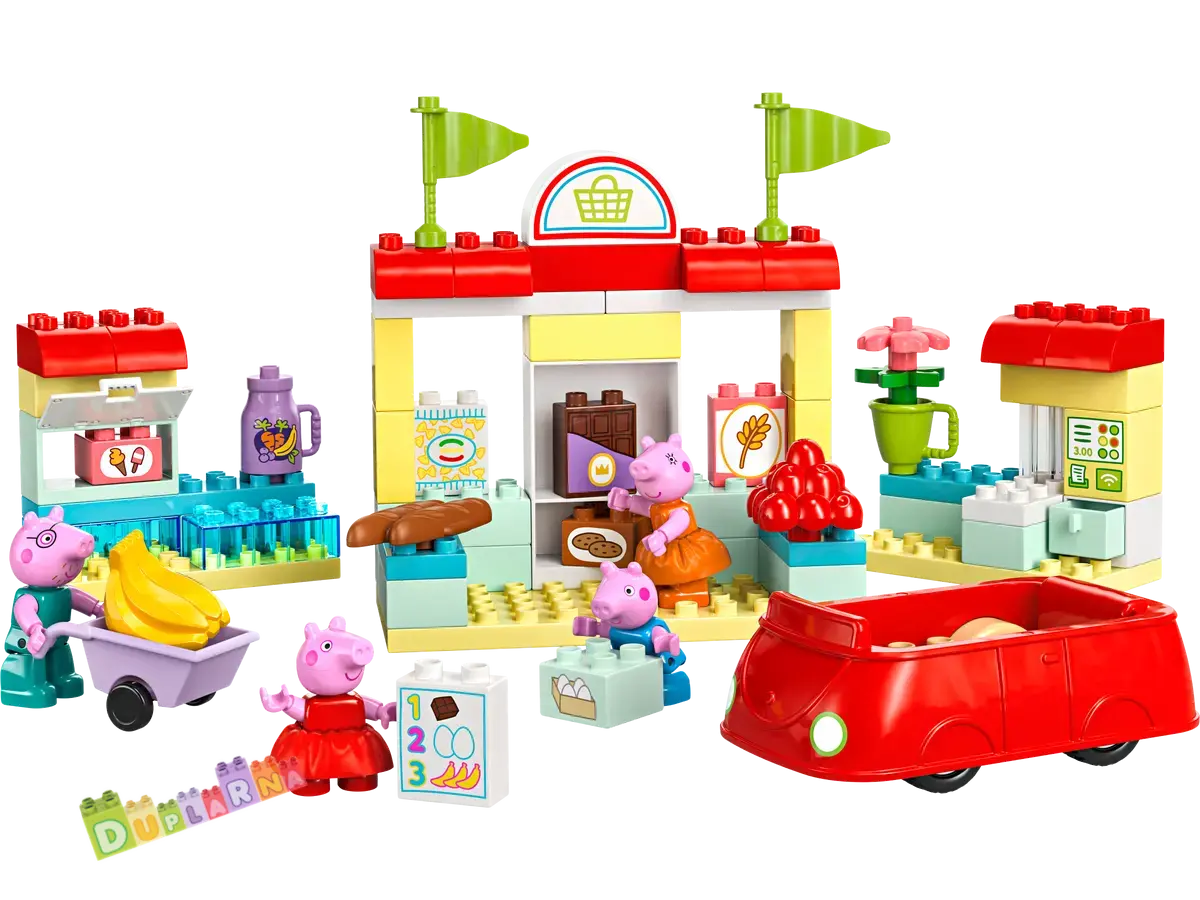 Lego Duplo 10434 - Prasátko Peppa a supermarket