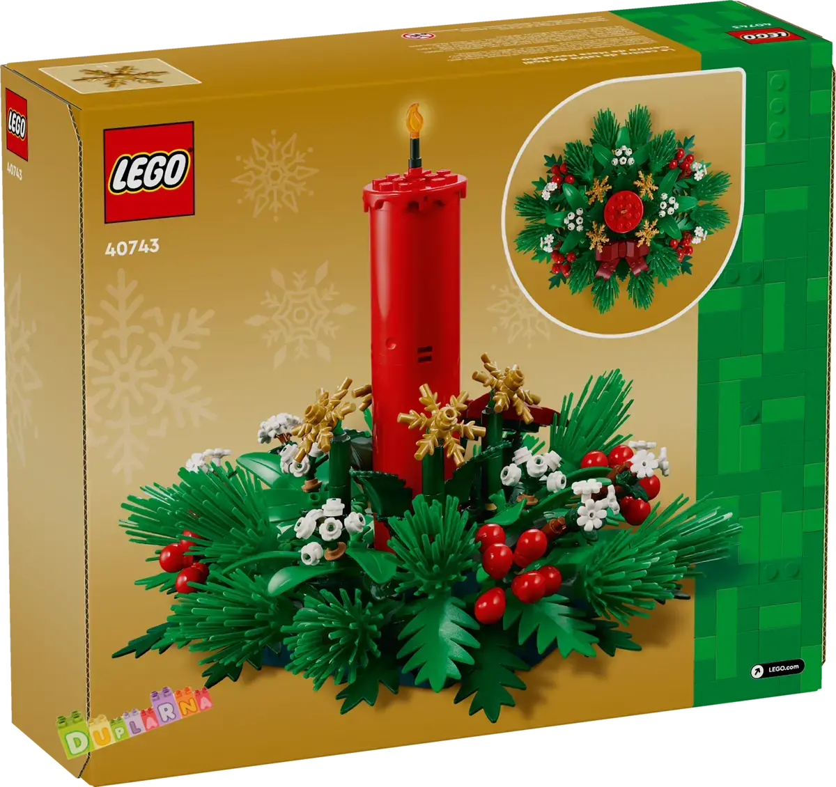 Lego 40743 - Vánoční věnec / ozdoba