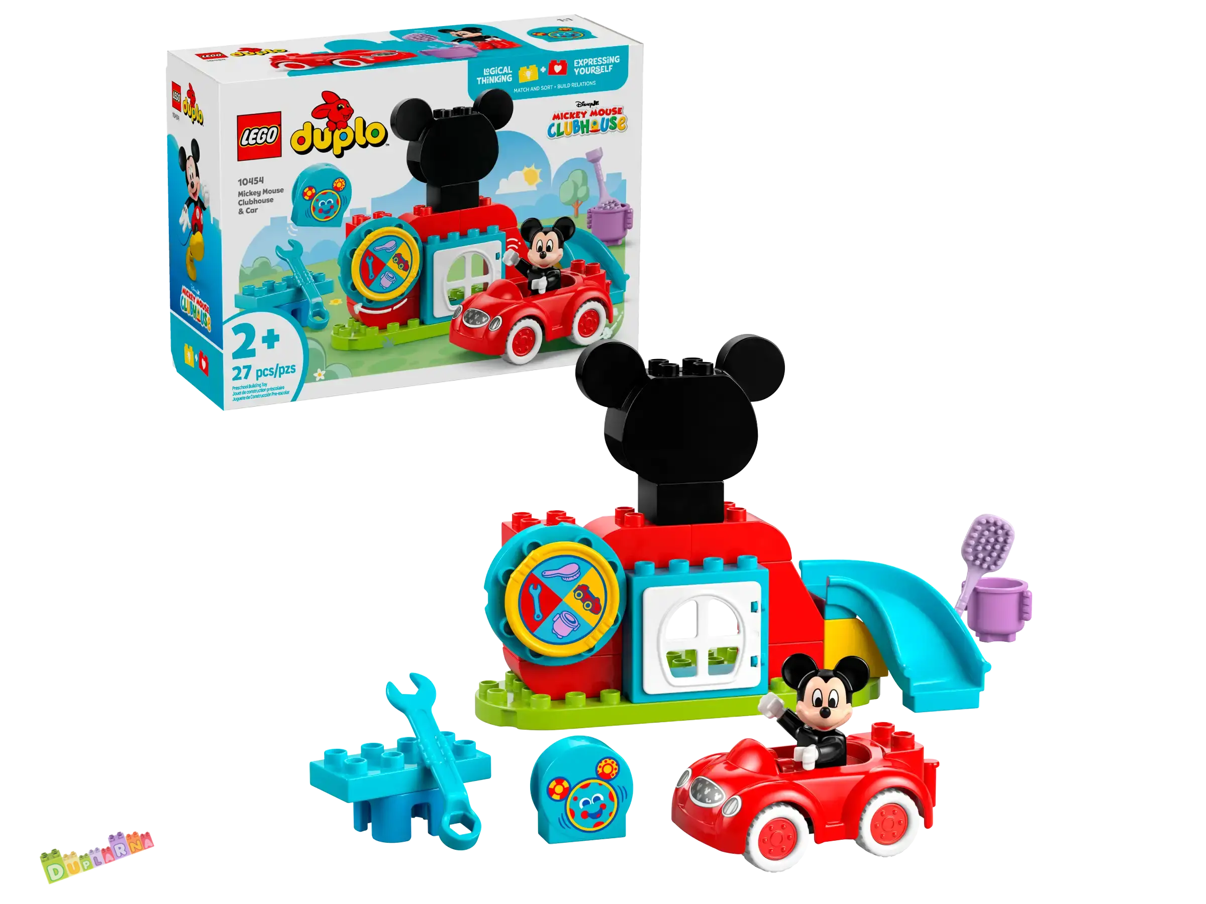 Lego Duplo 10454 - Mickeyho klubík a auto